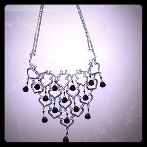 White House Black Market Chandelier Necklace